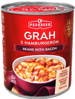 Podravka Beans with Bacon Grah Sa Slaninom 400g