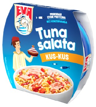 Podravka Eva Cous Cous Tuna Salad with Vegetables 160g