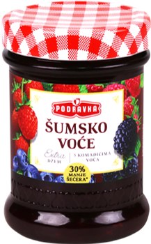 Podravka Forest Fruit Sumsko Voce Extra Dzem 320g