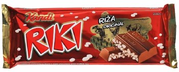 Kandit Riki Chocolate with Puffed Rice 200g