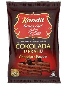 Kandit Chocolate Powder Cokolada Usitnjena 100g