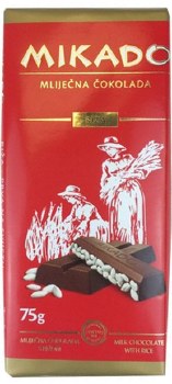 Zvecevo Mikado Rice Chocolate 75g