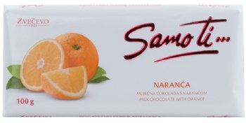 Zvecevo Samo Ti Orange Chocolate Bar 100g