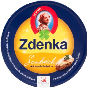 Zdenka Sandiwch Spreadable Cheese Triangles 140g R