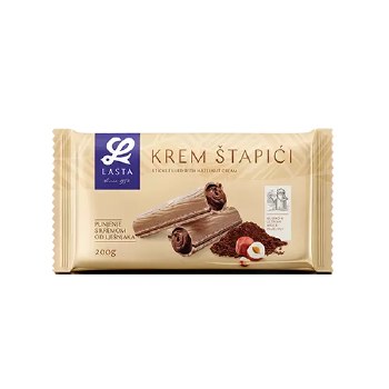 Lasta Wafer Sticks Filled with Hazelnut Cream 200g