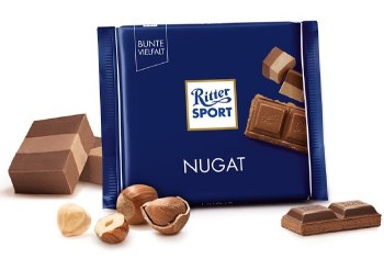 Ritter Sport Alpine Milk Chocolate With Nougat 100g