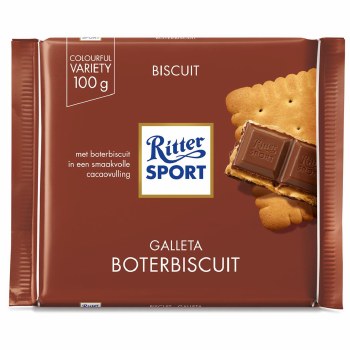 Ritter Sport Chocolate with Butter Biscuit 100g