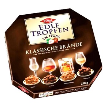 Trumpf Edle Tropfen in Nuss Classic Brandy Chocolates 250g