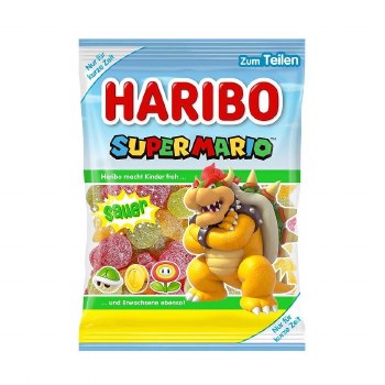 Haribo Super Mario Sauer Gummy Candy 175g