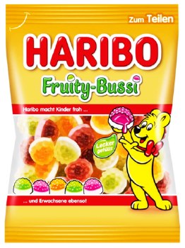 Haribo Fruity Bussi Fruit Gel Filled Foamy Gummies 175g