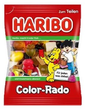 Haribo Color Rado Mixed Gummy Candies 175g