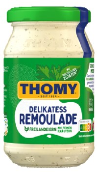 Thomy Delikatess Remoulade Sandwich Spread Glass Jar 250g