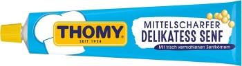 Thomy Delikatess Senf Mustard Squeeze Tube 100ml