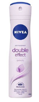 Nivea Womens Double Effect Quick Drying Spray Deodorant 150ml