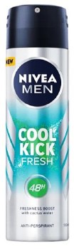 Nivea Mens Cool Kick Deodorant Spray 150ml