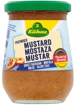 Kuehne Sweet Mustard Susser Senf 250ml