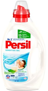 Persil Sensitive Gel Natural Aloe Vera Liquid Laundry Detergent 1L