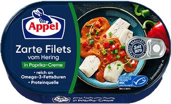 Appel Herring in Paprika Cream Zarte Filets 200g