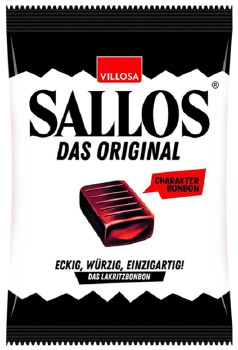 Villosa Sallos Das Original Hard Licorice Candy 150g