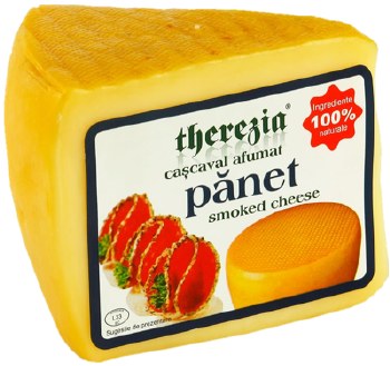 Therezia Cascaval Smoked Panet Cheese Approx .9lbs PLU 80 R