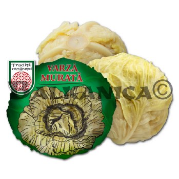 Traditi Romanesti Sour Cabbage Heads Kiseli Kupus Approx 4-5lbs PLU 153 R