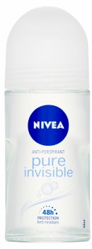 Nivea Pure Invisible 48 Hour Protection Roll On Deodorant 50ml