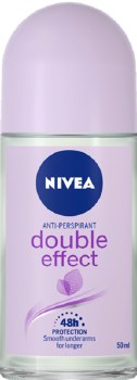 Nivea Womens Double Effect 48 Hour Protection Roll On Deodorant 50ml
