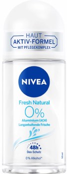 Nivea Fresh Natural Alluminum Free Deodorant Roll On 50ml