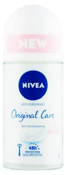 Nivea Womens Original Care 48 Hour Protection Roll On Deodorant 50ml