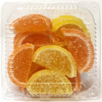 Jelly Confectionery Lemon Orange Wedges 380g