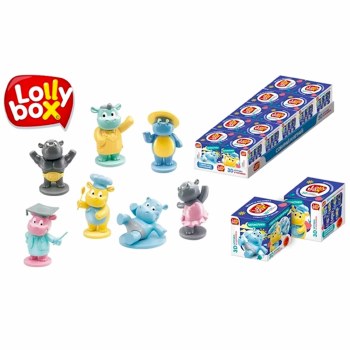 Confitrade Lollybox with Toy Hippos 11g 1 piece