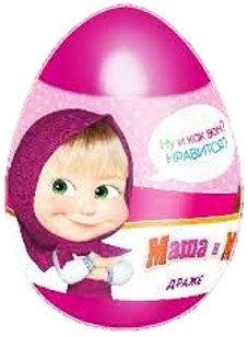 Confitrade Masha and The Bear Surprise Egg with Gummies 9g