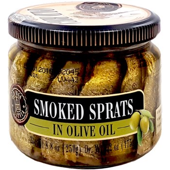 Old Riga Smoked Sprats in Olive Oil 175g R