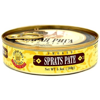 Old Riga Smoked Sprats Pate Easy Open Can 160g