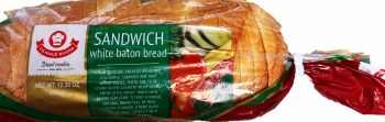Vilniaous Duona White Baton Sandwich Bread 350g F