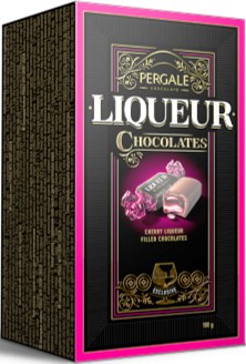 Pergale Chocolate Pralines Filled with Cherry Liqueur 190g