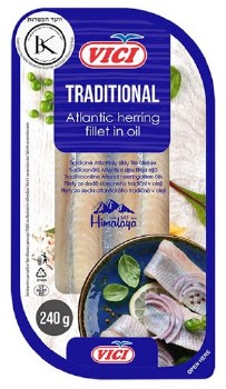 Vici Traditional Atlantic Herring in Oil 240g F