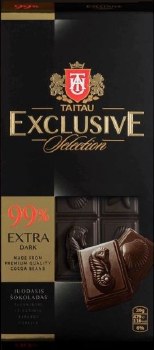 Tai Tau Exclusive 99 Percent Dark Chocolate 100g
