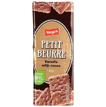 Yarych Petit Buerre Biscuits with Cocoa 155g