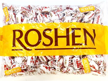 Roshen Crabs Cocoa and Peanut Filling Hard Candy 1kg