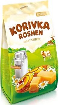 Roshen Korivka Milky Sweet Caramels Bag 205g