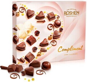 Roshen Compliment Mixed Dark Chocolate Gift Box 145g