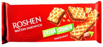 Roshen Extra Crunch Hazelnut Wafers 142g