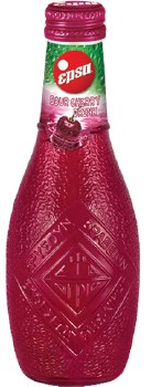 Epsa Carbonated Sour Cherry Drink Glass Bottle 232ml