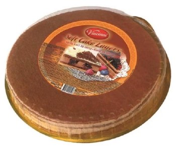 Vincinni Dark Cake Layer Round 400g
