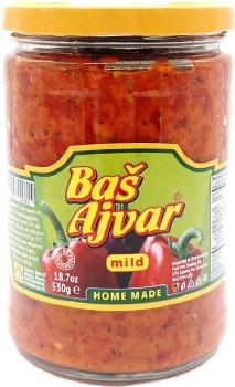 Bas Homemade Ajvar Mild 530g
