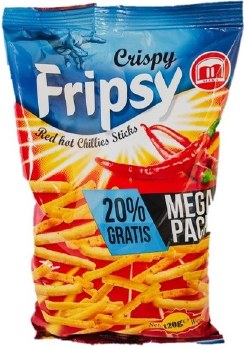 Maks Fripsy Red Hot Sticks 130g