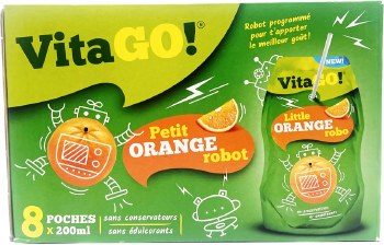 Soko Vitago Orange Juice Pouches 8 Count 200ml