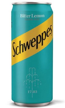 Schweppes Bitter Lemon Carbonated Soda 330ml