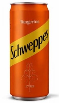 Schweppes Tangerine Carbonated Soda 330ml